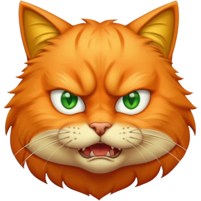 Angry cat emoji