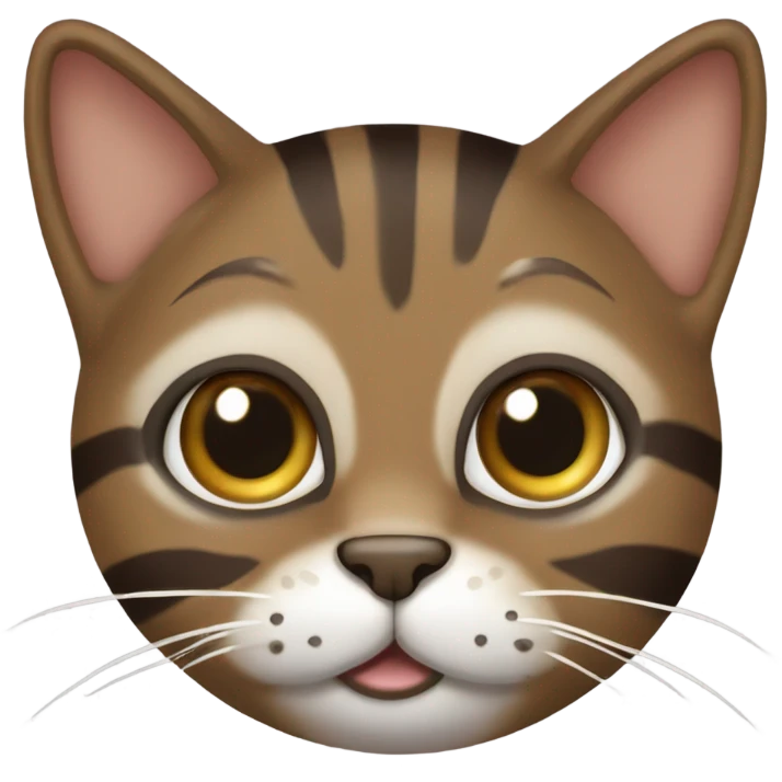 brown tabby cat  emoji