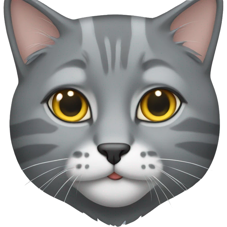 britain grey cat emoji