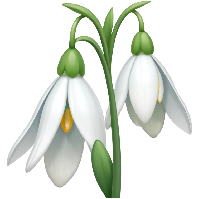 Snowdrop emoji