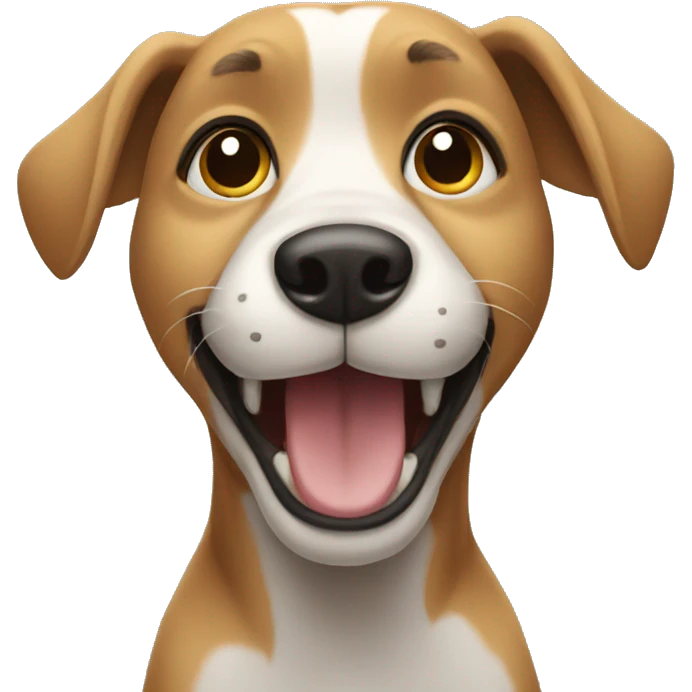 Dog dancing  emoji