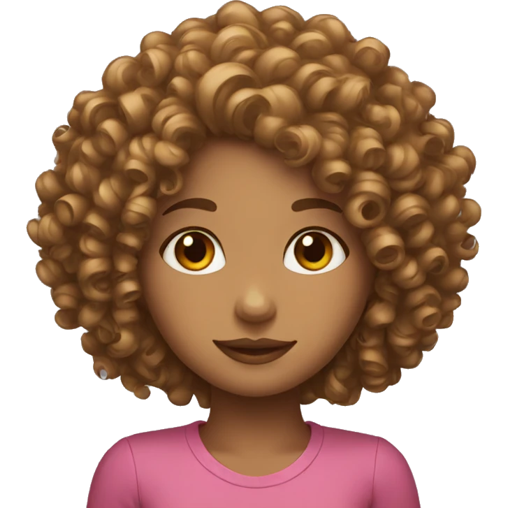 curly girl emoji