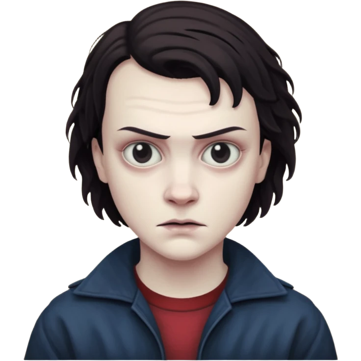 Stranger Things evil emoji