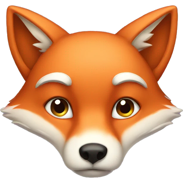 sad fox emoji