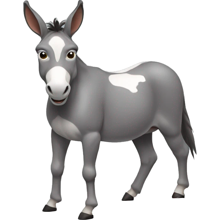 Donkey playing cards and not not standing straight  emoji