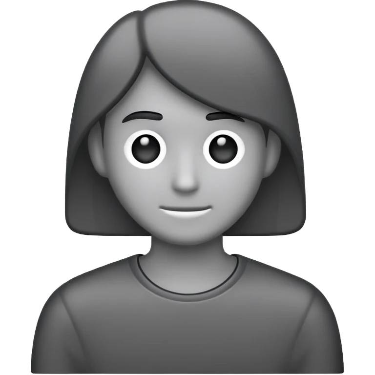 user picture placeholder, dark grey emoji