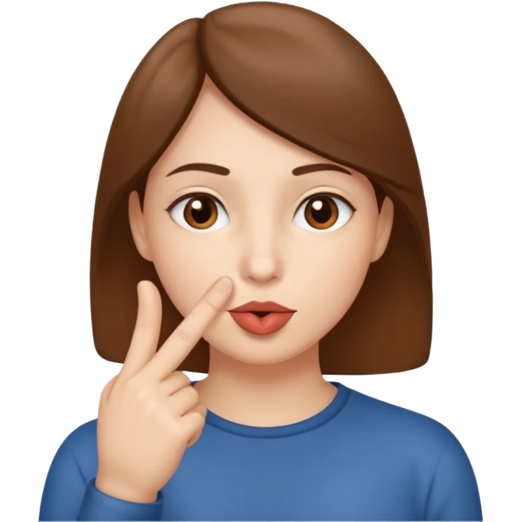 🫂+🤫 emoji