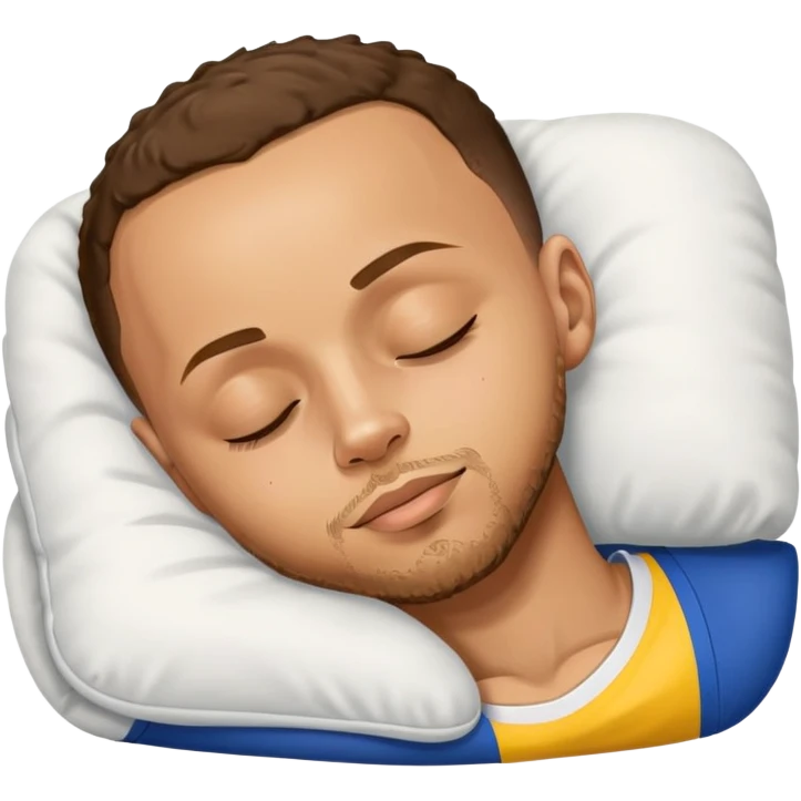 stephen curry sleepinh emoji