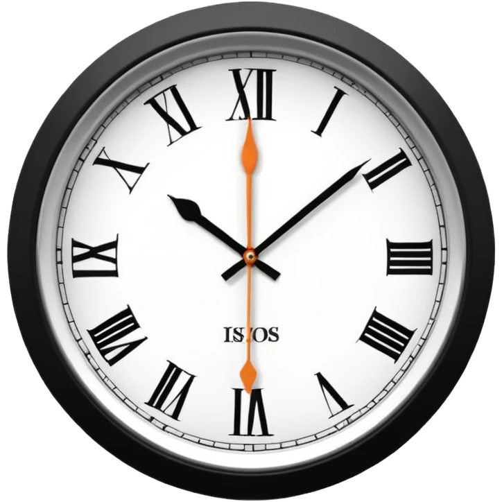 wall clock showing 10 am emoji