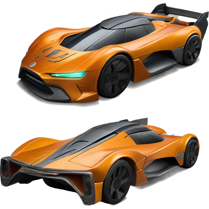 Side view Hot wheels the mandalorian hypercar 1car  emoji
