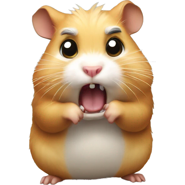  angry hamster emoji