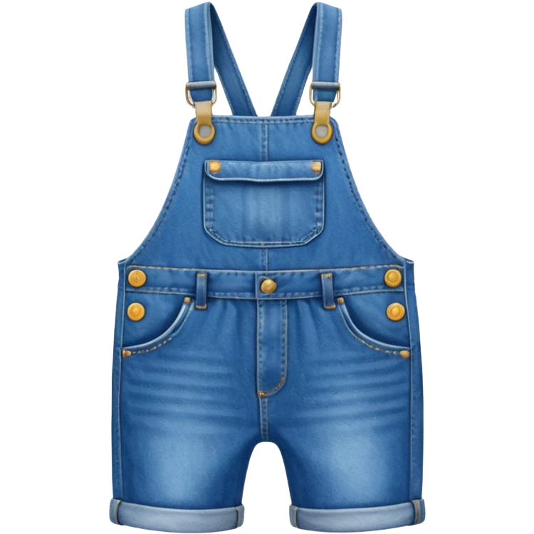 Denim overalls emoji