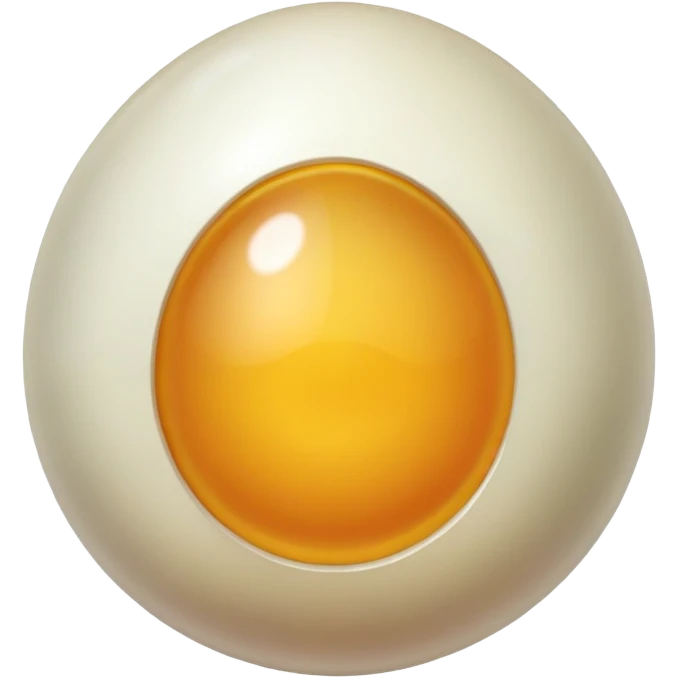 A single egg cell, reproductive biology emoji