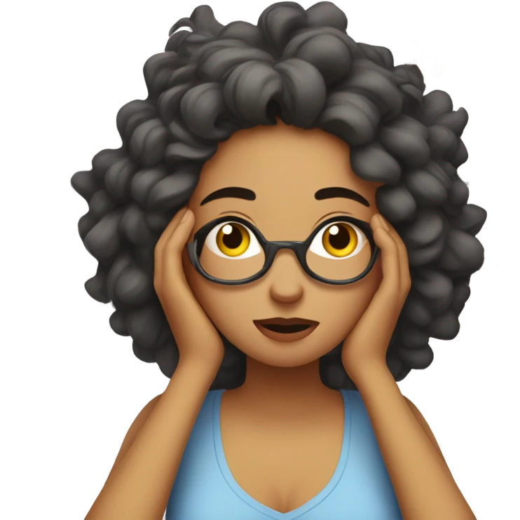 Mom stressed out emoji