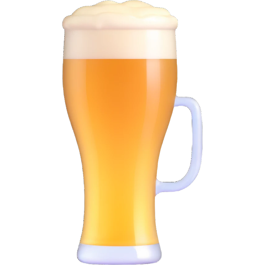 a glass of beer emoji