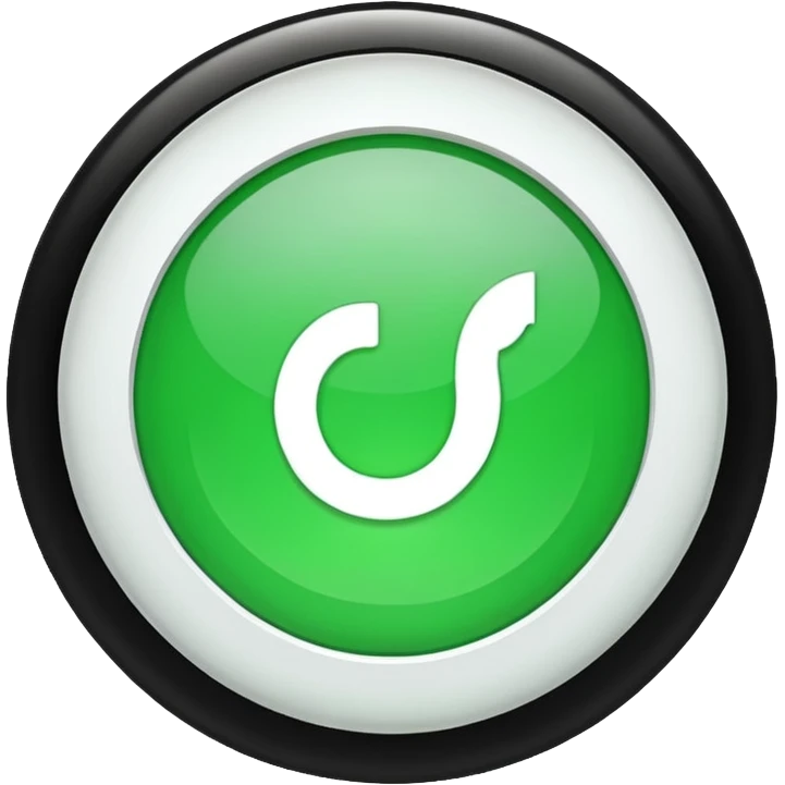 A green circle with a while good sing in the middle of the green circle emoji