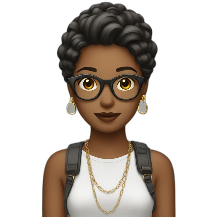 stylish girl emoji
