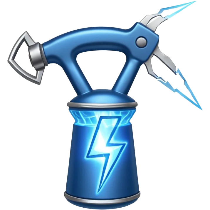 storm breaker with electricity liek thor hammer emoji