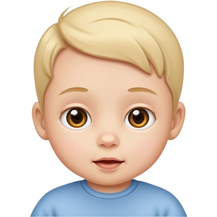 a cute baby emoji