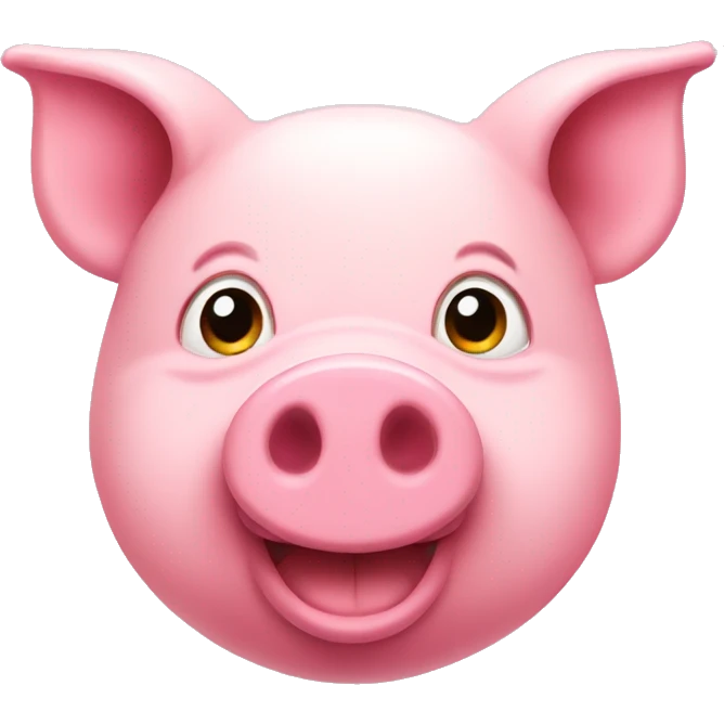 pink heart in pig emoji