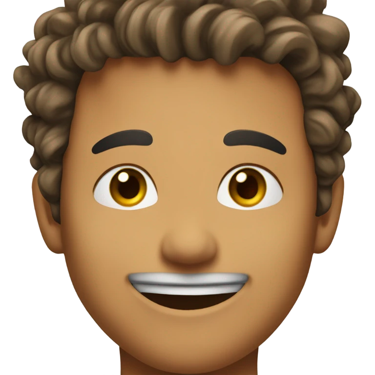 Generate Kai Cenat, the famous Twitch streamer, in a headshot style  emoji