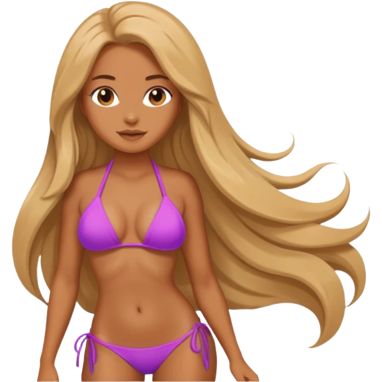Fille sexy en maillot de bain fille toute nu  emoji
