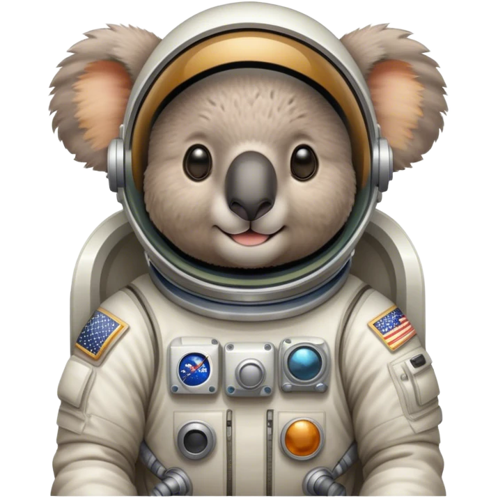 Koala astronaut emoji