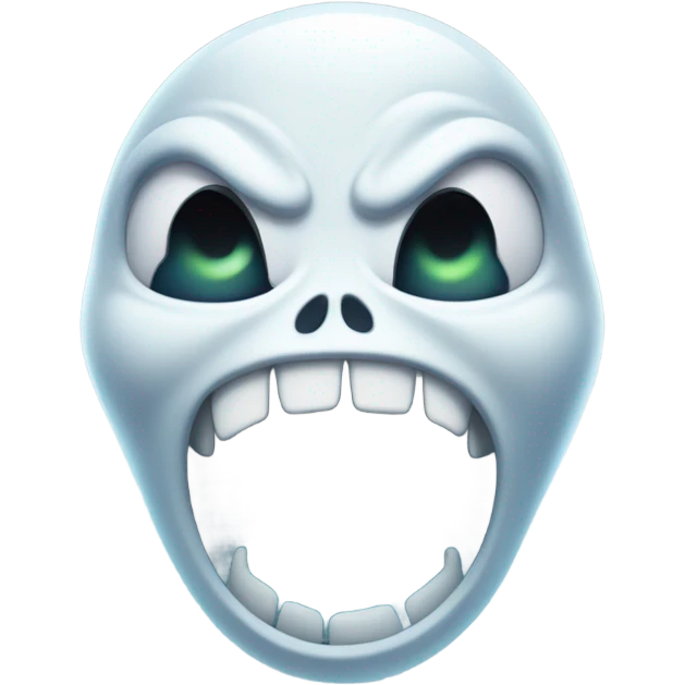gamer ghost angry emoji