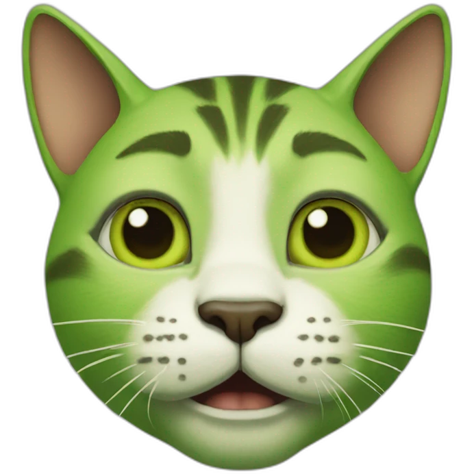 Cat-green-shrek emoji