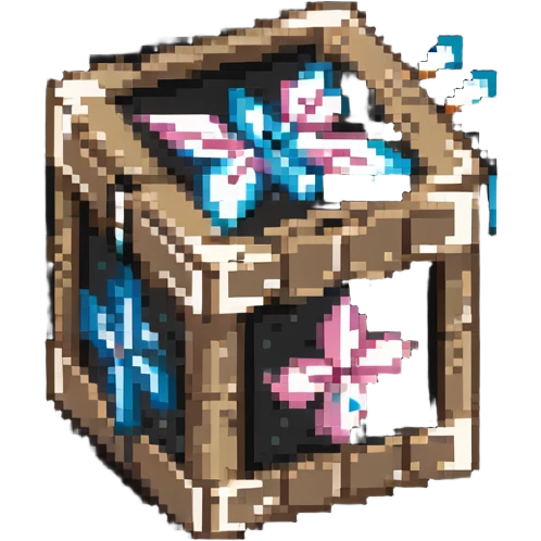 power up crate with arrows and racing stripes symbolizing speed boost emoji