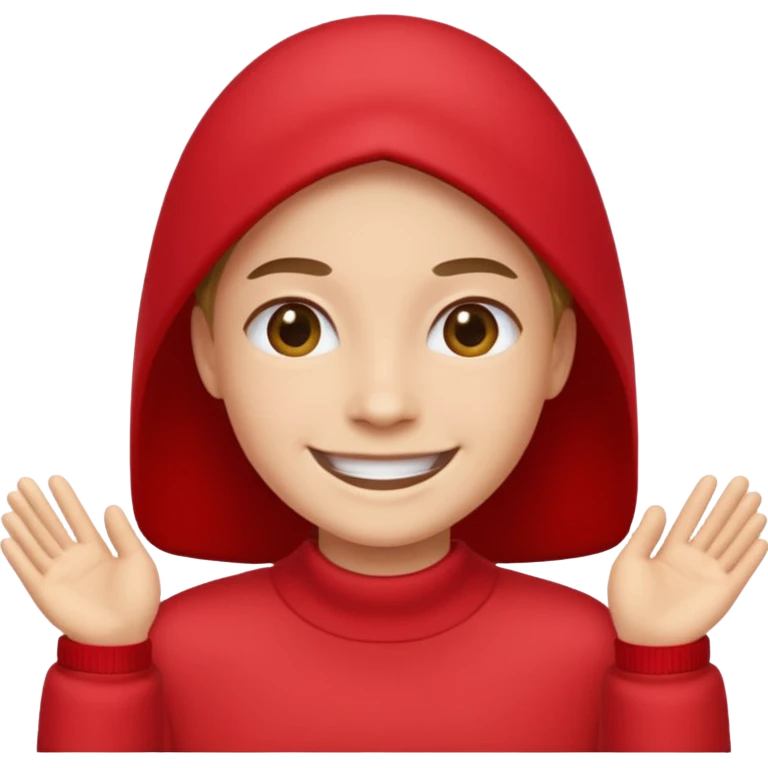 Containted anger it's the smile but red emoji