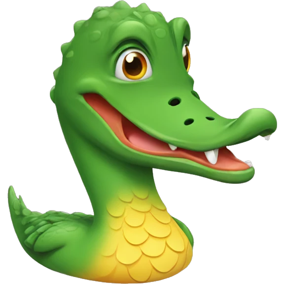 crocodile duck emoji