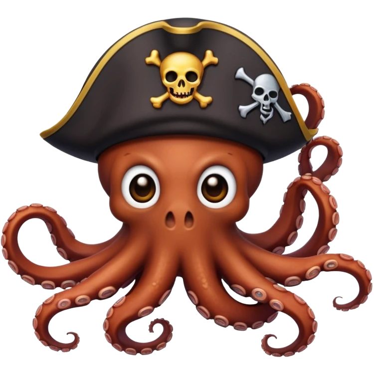 Octopus pirate emoji