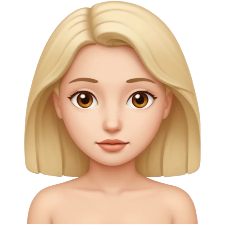 Woman without clothes  emoji