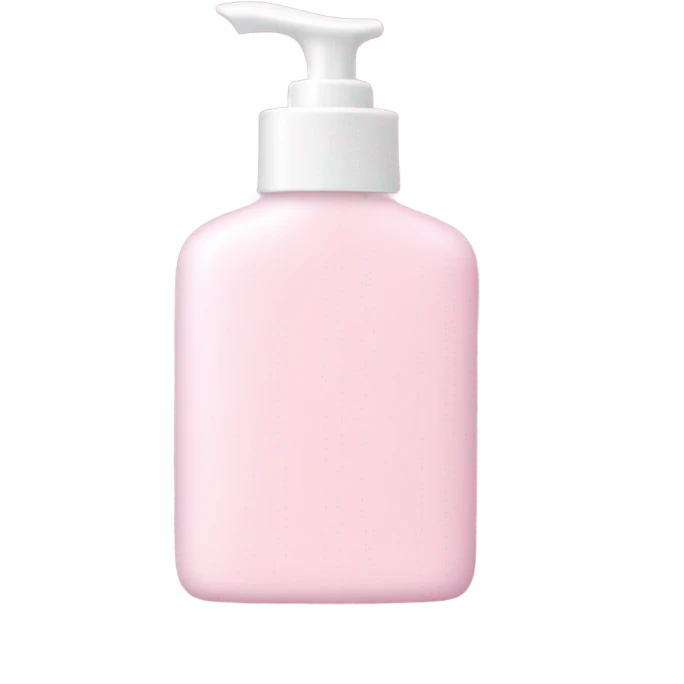 Light pink lotion bottle emoji
