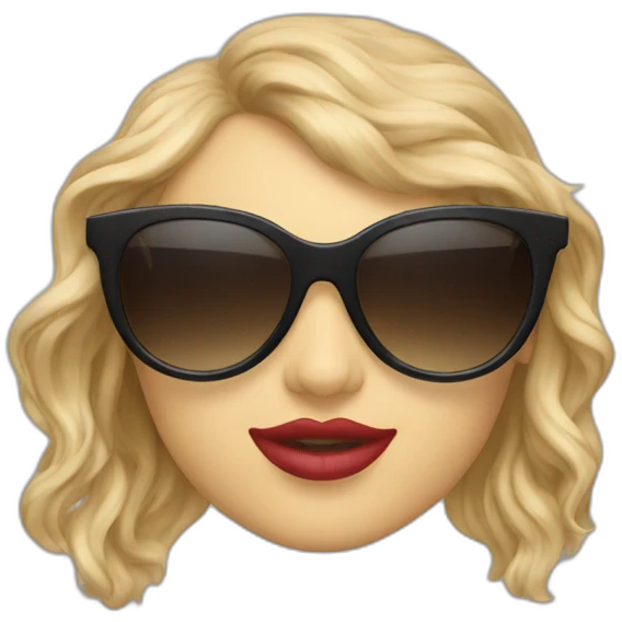 Taylor swift sunglasses emoji