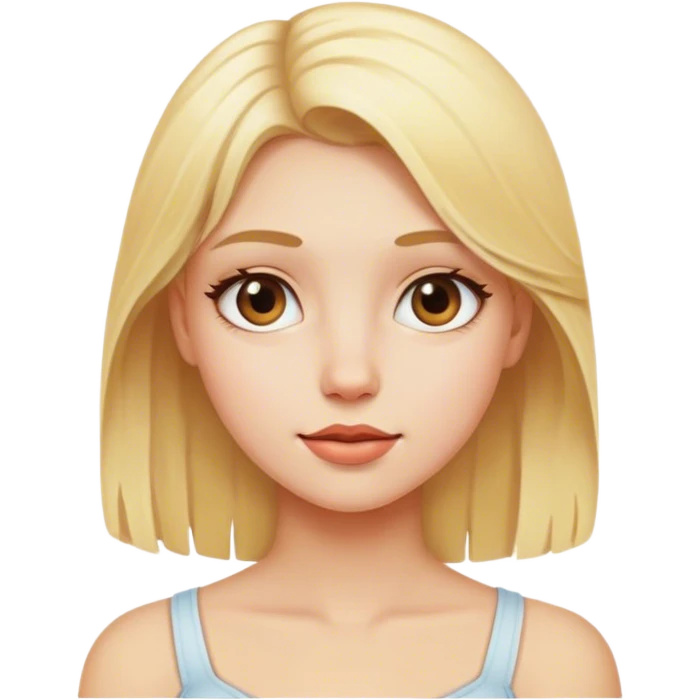 Blonde girl emoji