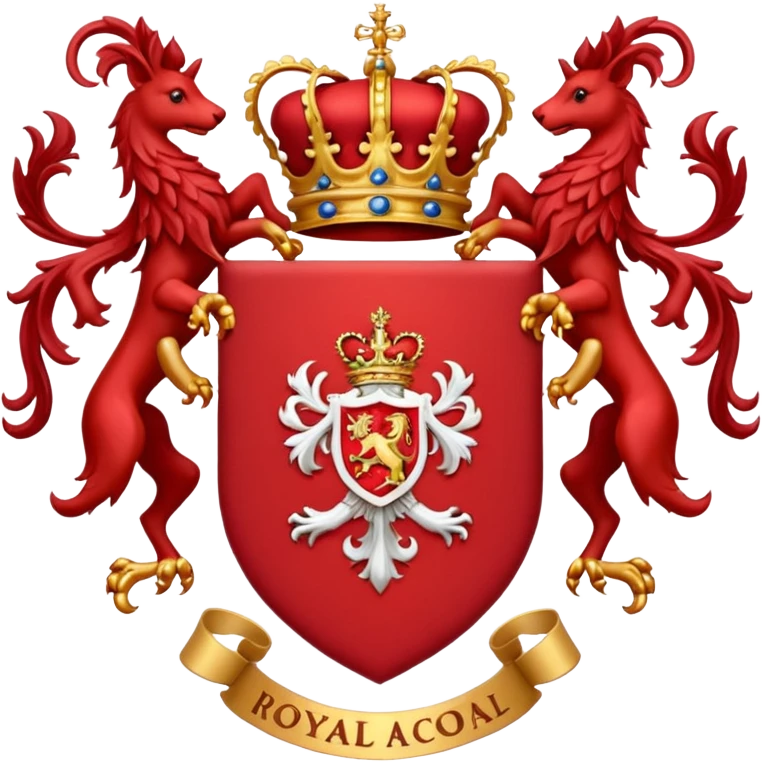 Red Royal Coat of arms emoji