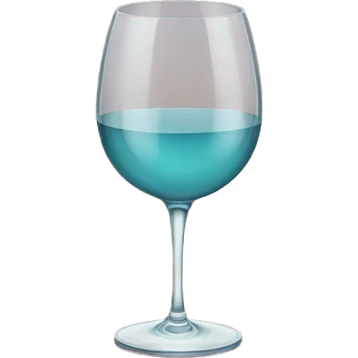Wine glass cheers emoji