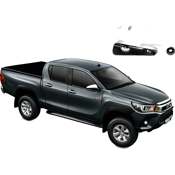 Pickup Toyota hilux gr big rims emoji