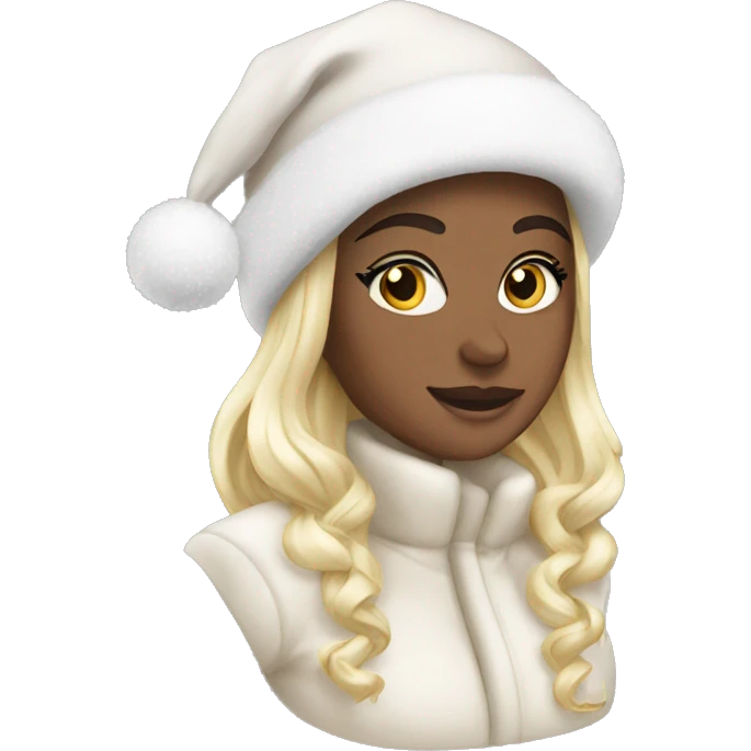 White Christmas accessories  emoji