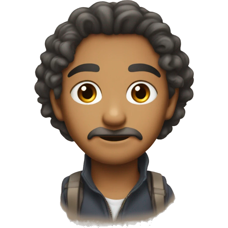 tengo pelo chino, morena, ojos rasgados, labios grandes, pecosa, y cab emoji
