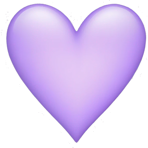 Light Purple Hearts emoji