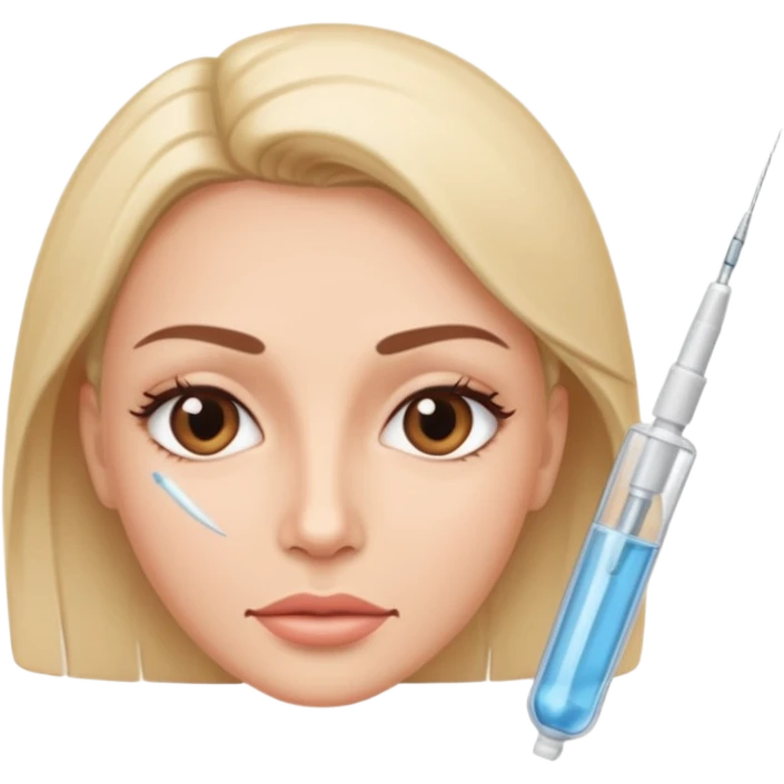  botox injection in the face emoji