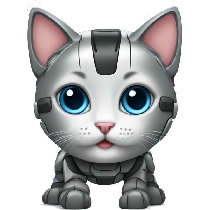 Robot kitten emoji