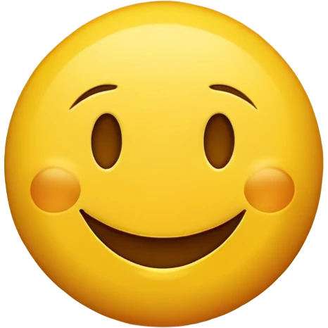 Yellow normal smiley face but he smirks really satisfied emoji