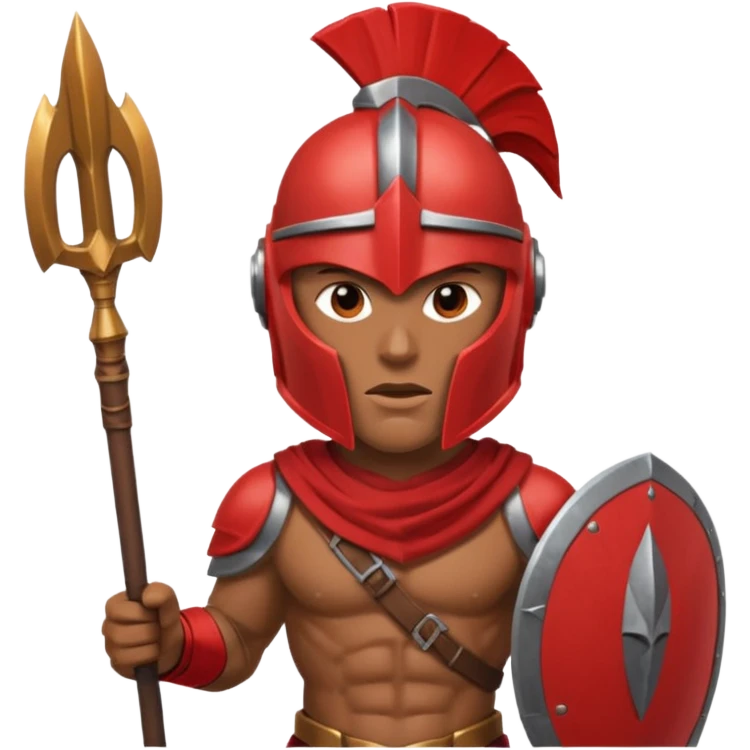 red spartan emoji