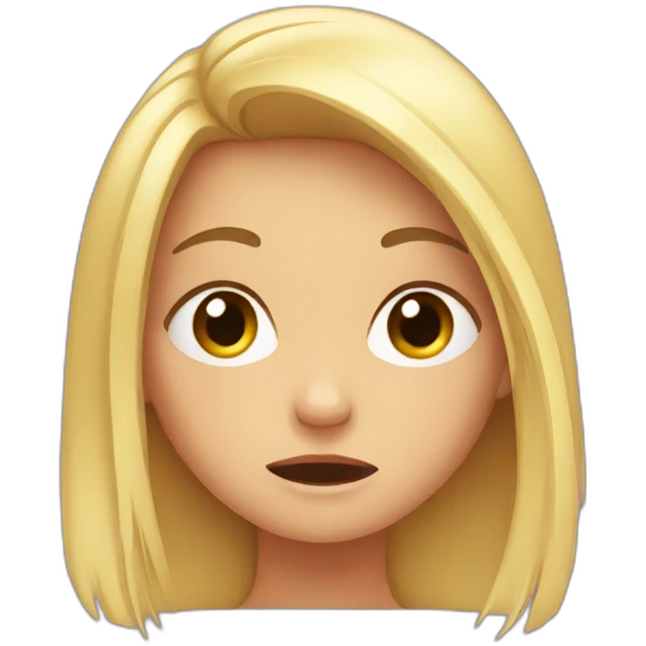 cry girl emoji