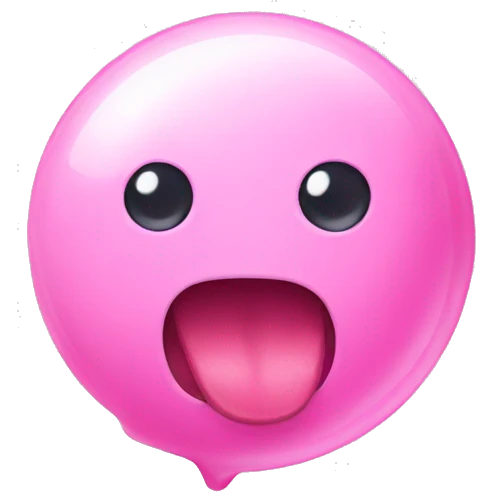 bubble gum emoji