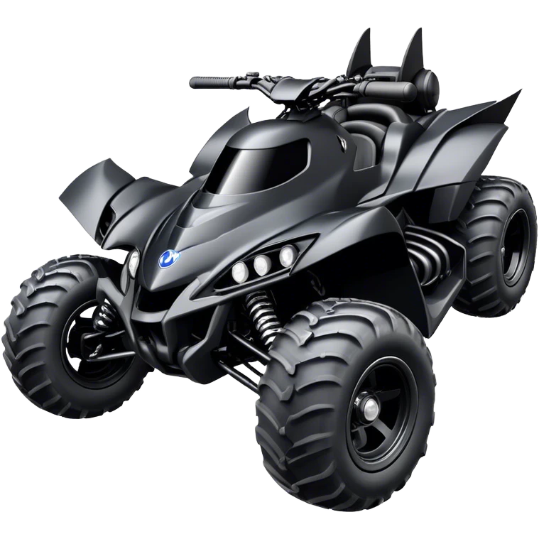 batmobile atv banshee yamaha with a smile emoji